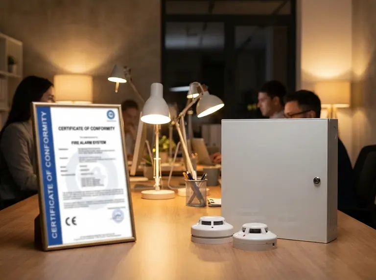 Сертификат на пожарную сигнализацию